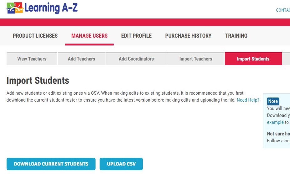 Hướng dẫn dành cho tài khoản Admin khi bắt đầu sử dụng Learning A-Z